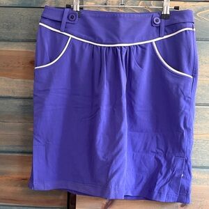 Callaway Purple Skort with White Trim